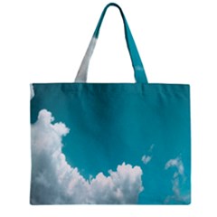 Clouds Hd Wallpaper Zipper Mini Tote Bag by artworkshop