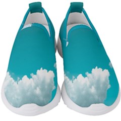 Clouds Hd Wallpaper Kids  Slip On Sneakers by artworkshop