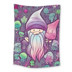 Fairy Mushrooms Medium Tapestry by GardenOfOphir