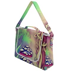 Tiny Forest Mushroom Fairy Box Up Messenger Bag