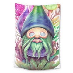 Enchanted Mushroom Forest Fairycore Large Tapestry by GardenOfOphir