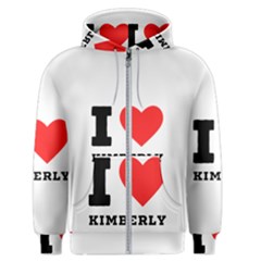 I Love Kimberly Men s Zipper Hoodie by ilovewhateva