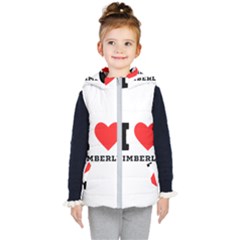 I Love Kimberly Kids  Hooded Puffer Vest by ilovewhateva