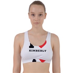 I Love Kimberly Back Weave Sports Bra by ilovewhateva