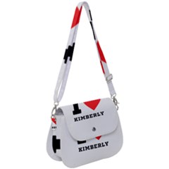 I Love Kimberly Saddle Handbag by ilovewhateva