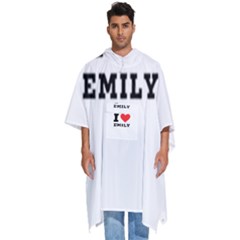 I Love Emily Men s Hooded Rain Ponchos by ilovewhateva