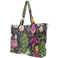 Forest Fairycore Foraging Simple Shoulder Bag by GardenOfOphir