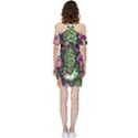 Forest Fairycore Foraging Shoulder Frill Bodycon Summer Dress View4