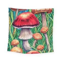 Woodsy Foraging Garden Square Tapestry (small) by GardenOfOphir