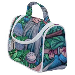 Mushroom Design Fairycore Forest Satchel Handbag by GardenOfOphir