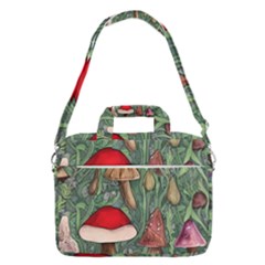 Fairycore Mushroom Forest Macbook Pro 16  Shoulder Laptop Bag by GardenOfOphir