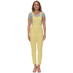 Parmesan Yellow	 - 	pinafore Overalls Jumpsuit by ColorfulWomensWear