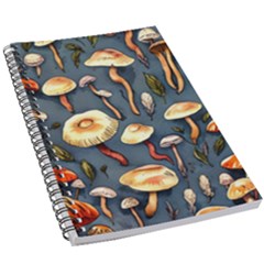 Forest Mushrooms 5 5  X 8 5  Notebook by GardenOfOphir