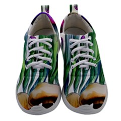 Cozy Mushroom Forest Historical Boho Women Athletic Shoes by GardenOfOphir