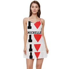 I Love Michelle Short Frill Dress by ilovewhateva