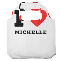 I Love Michelle Premium Foldable Grocery Recycle Bag by ilovewhateva