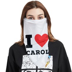 I Love Carol Face Covering Bandana (triangle) by ilovewhateva