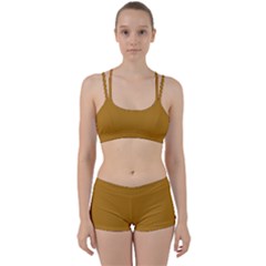 Dark Goldenrod	 - 	perfect Fit Gym Set by ColorfulSportsWear