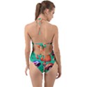 Mushroom Forest Halter Cut-Out One Piece Swimsuit View2