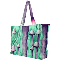 Witchy Mushroom Simple Shoulder Bag by GardenOfOphir