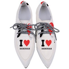 I Love Deborah Pointed Oxford Shoes by ilovewhateva