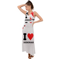 I Love Deborah V-neck Chiffon Maxi Dress by ilovewhateva