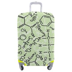 Multicolored Chemical Bond Illustration Chemistry Formula Science Luggage Cover (medium) by Jancukart