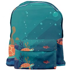 Ai Generated Ocean Sea Fish Aquatic Water Nature 5 Giant Full Print Backpack by Pakemis