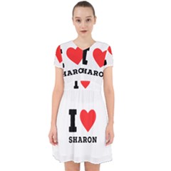 I Love Sharon Adorable In Chiffon Dress