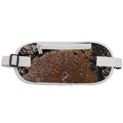 Rustic Charm Abstract Print Rounded Waist Pouch