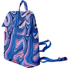 Abstract Liquid Art Pattern Buckle Everyday Backpack by GardenOfOphir