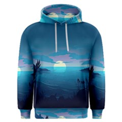 Ai Generated Ocean Sea Water Anime Nautical 2 Men s Overhead Hoodie by Pakemis