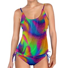 Fluid Background Pattern Tankini Set by GardenOfOphir