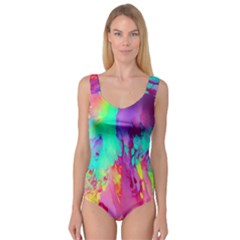 Fluid Background Princess Tank Leotard  by GardenOfOphir