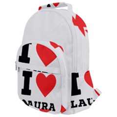 I Love Laura Rounded Multi Pocket Backpack