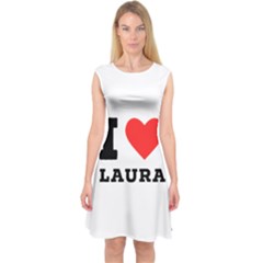 I Love Laura Capsleeve Midi Dress by ilovewhateva