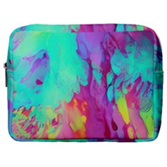 Fluid Background Make Up Pouch (large) by GardenOfOphir