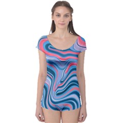 Fluid Art - Abstract And Modern Boyleg Leotard  by GardenOfOphir