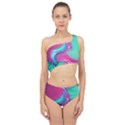 Marble Background - Abstract - Artist - Artistic - Colorful Spliced Up Two Piece Swimsuit View1