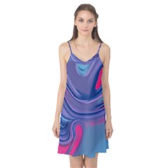 Liquid Art Pattern - Fluid Art Camis Nightgown  by GardenOfOphir