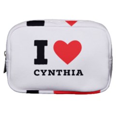 I Love Cynthia Make Up Pouch (small) by ilovewhateva