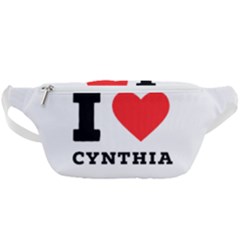 I Love Cynthia Waist Bag  by ilovewhateva