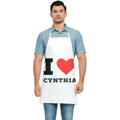 I Love Cynthia Kitchen Apron by ilovewhateva