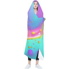 Liquid Art Pattern - Fluid Background Wearable Blanket by GardenOfOphir