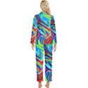 Fluid Forms Womens  Long Sleeve Velvet Pocket Pajamas Set View2