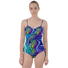 Waves Of Color Sweetheart Tankini Set by GardenOfOphir