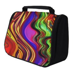 Swirls And Curls Full Print Travel Pouch (small) by GardenOfOphir