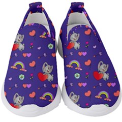 Texture Seamless Digital Scrapbooking Decorative Kids  Slip On Sneakers by Wegoenart