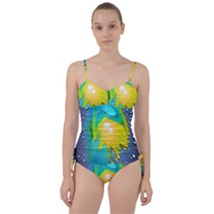 Liquid Background Sweetheart Tankini Set by GardenOfOphir