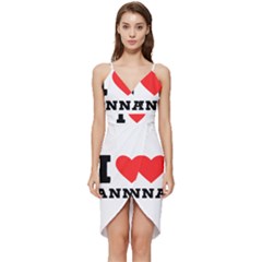 I Love Anna Wrap Frill Dress by ilovewhateva